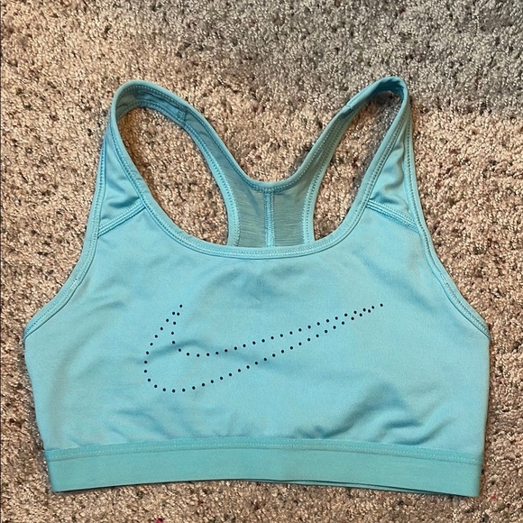 Nike Light Blue Sports Bra‎ Size Small - Picture 1 of 4